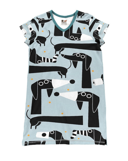 Dachshund Shineful® V-Neck Nightshirts Amazing Mn8