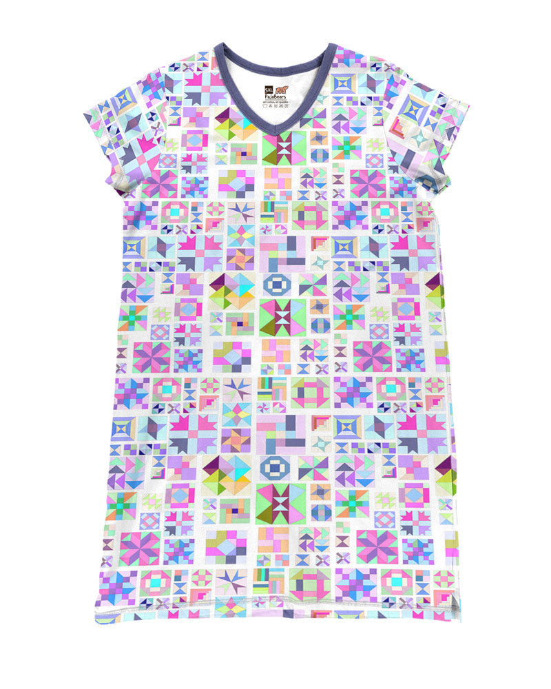 Quilting Shineful® V-Neck Press Colorful Tl10