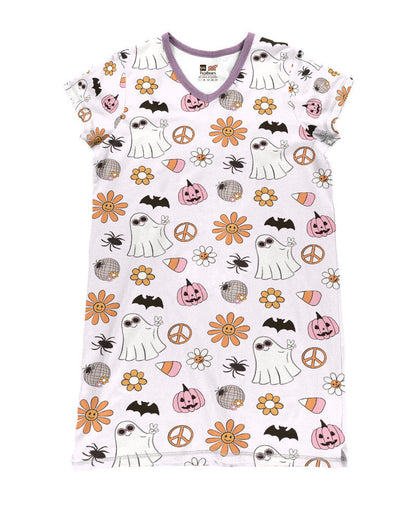 Haloween Shineful® V-Neck Nightshirts Cute Nk07