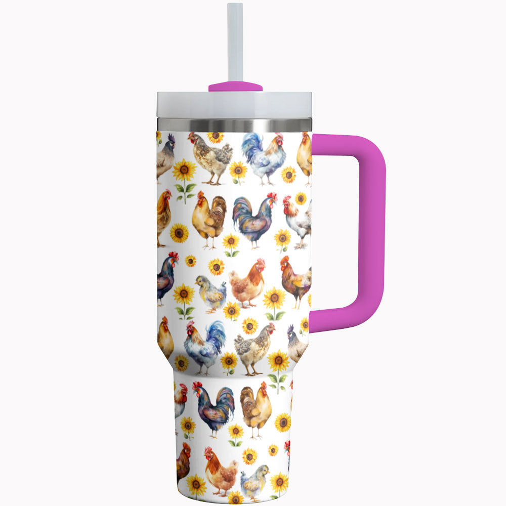 Chicken Tumbler Shineful Aufstehen und Strahlen