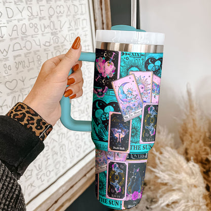 Tarot Shineful Tumbler Sip Your Fate