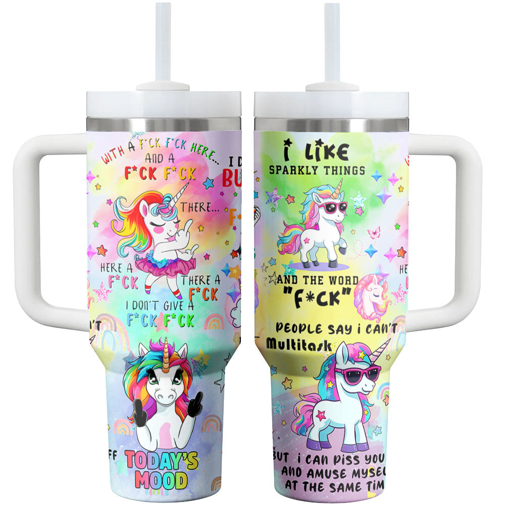 Unicorn Shineful Tumbler Sarcastic Unicorn