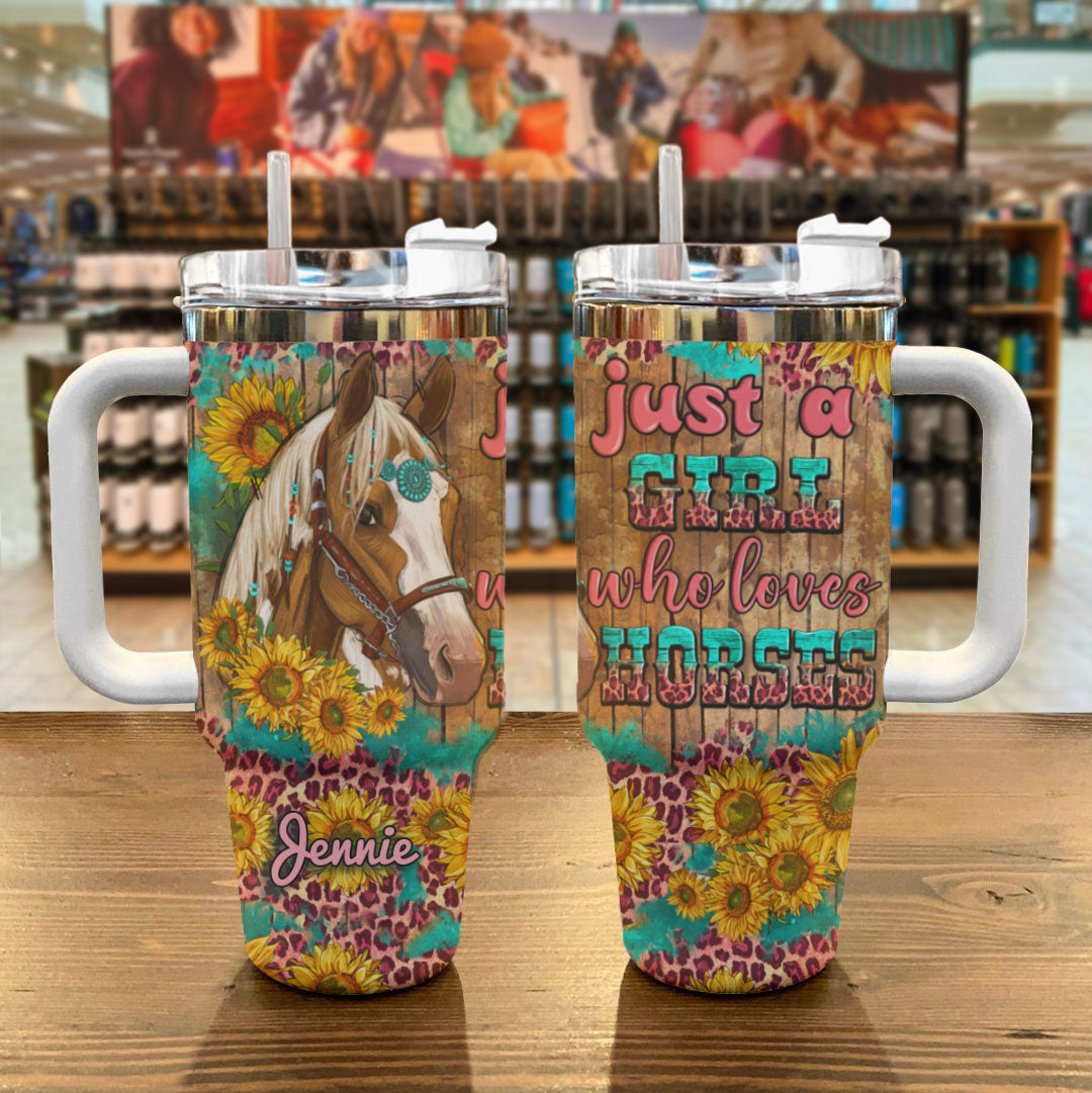 Horse Tumbler Shineful Equine Enthusiast Personalized