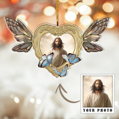 God Heart Shineful® Decoration Ornament Personalized Upload Photo Nl09