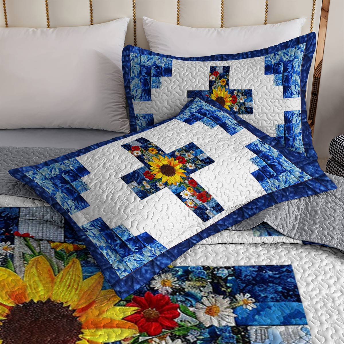 Shineful All Season Quilt 3-Piece Set Faith Sunshine