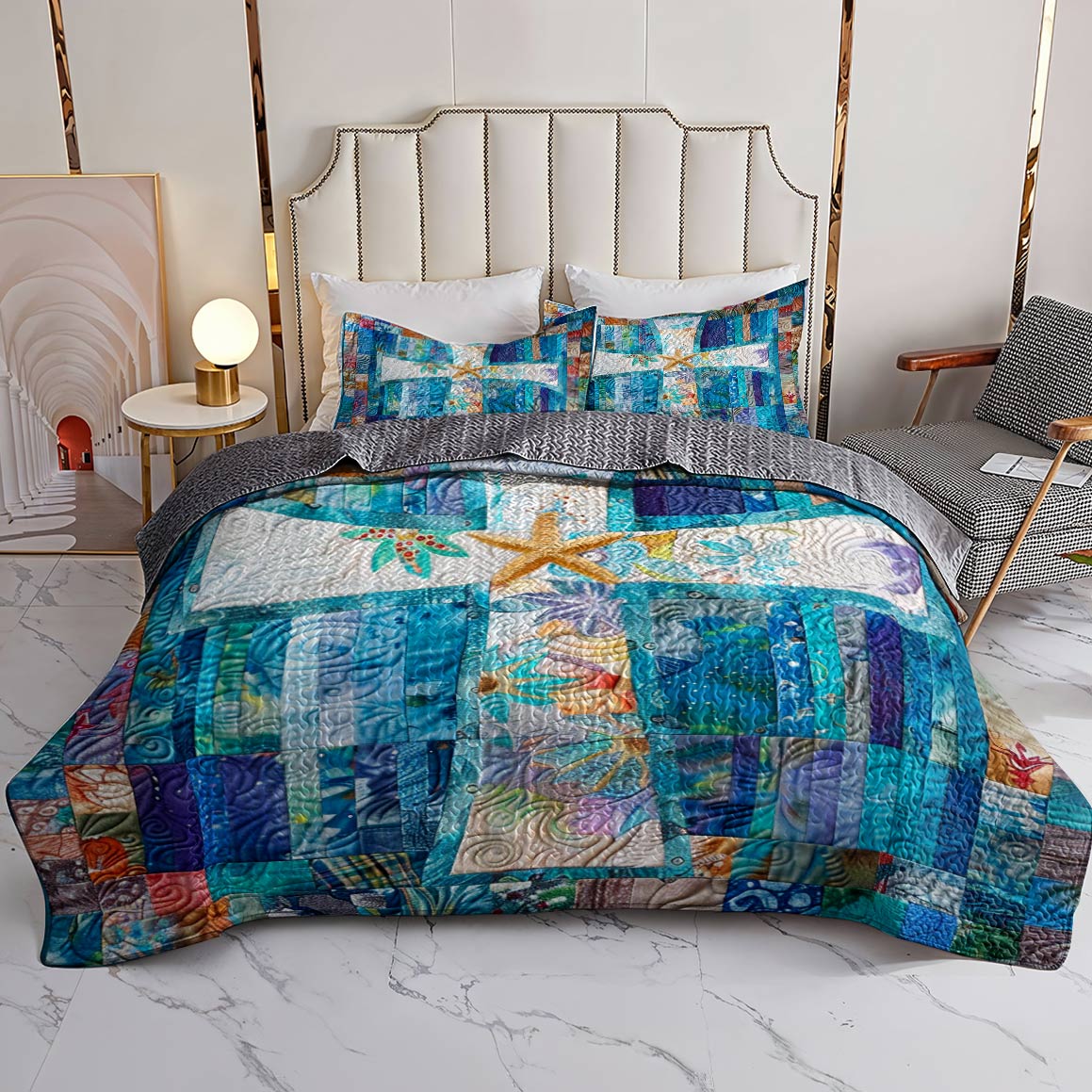 Shineful All Season Quilt 3-teiliges Set Sunshine Beach God