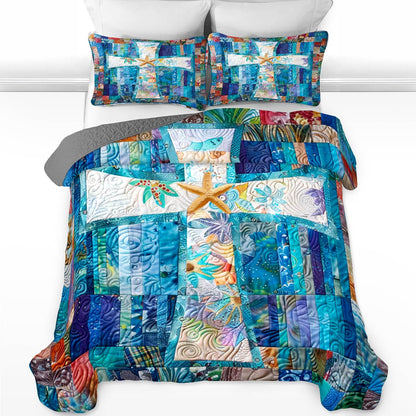 Shineful All Season Quilt 3-teiliges Set Sunshine Beach God