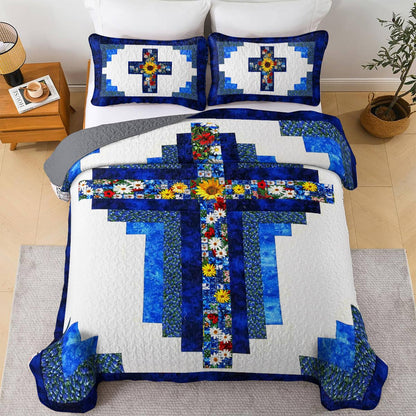 Shineful All Season Quilt 3-Piece Set Sunshine Faith God