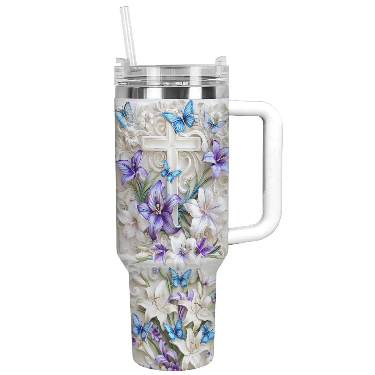 Shineful Glossy Tumbler Serene Butterfly Faith Ver2