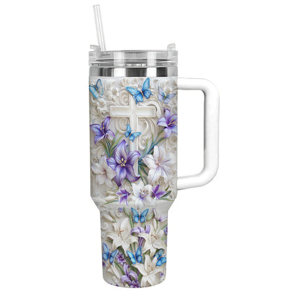 Shineful Glossy Tumbler Serene Butterfly Faith Ver2