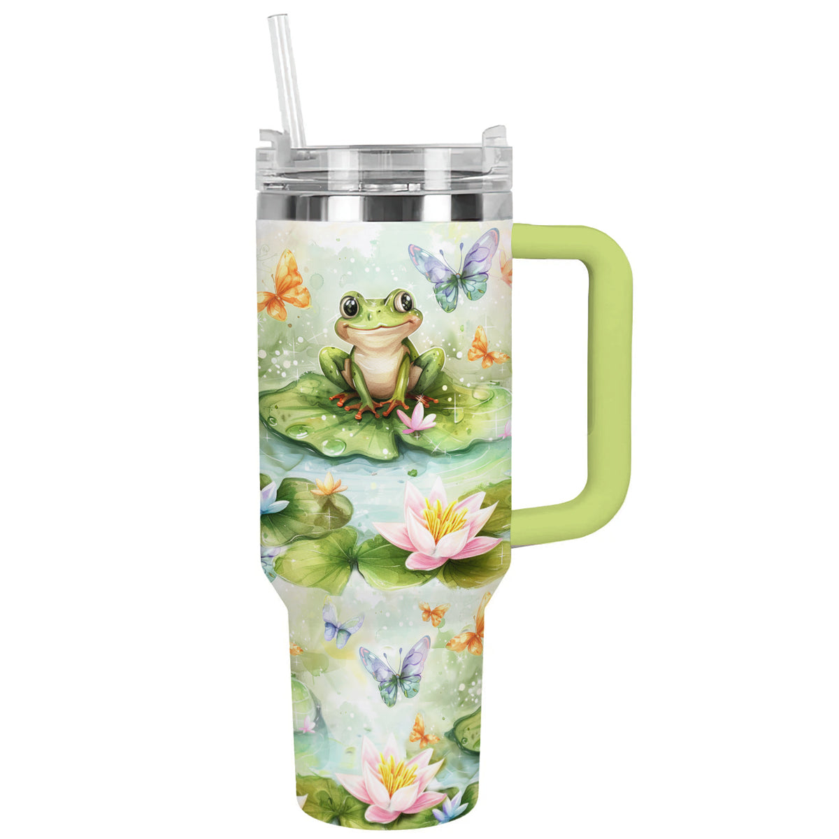 Shineful Tumbler Frog Blossom Bliss