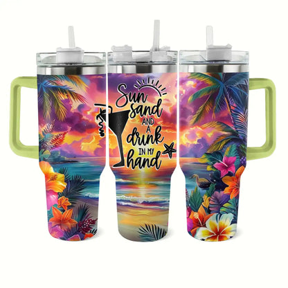 Shineful Tumbler Tropical Sunset