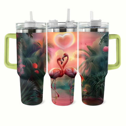 Shineful Tumbler Flamingo Couple