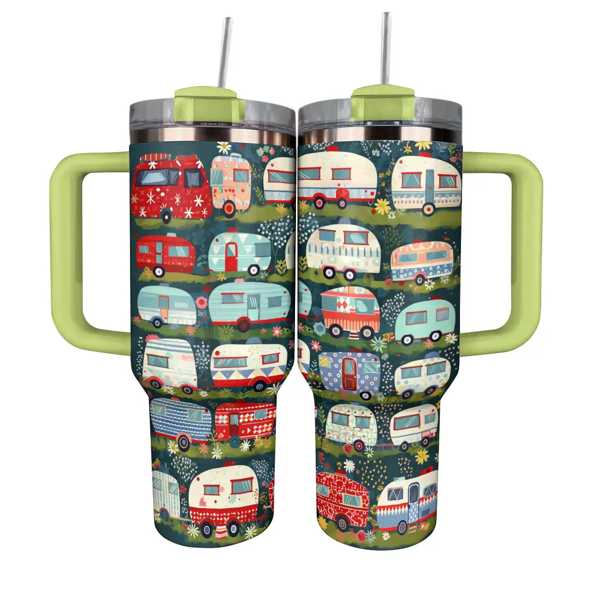 Shineful Tumbler Cute Campervans