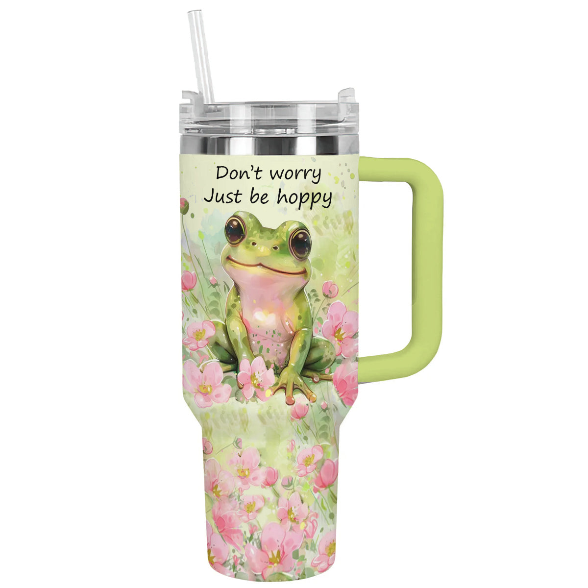 Shiny Tumbler Hoppy Frog Serenity