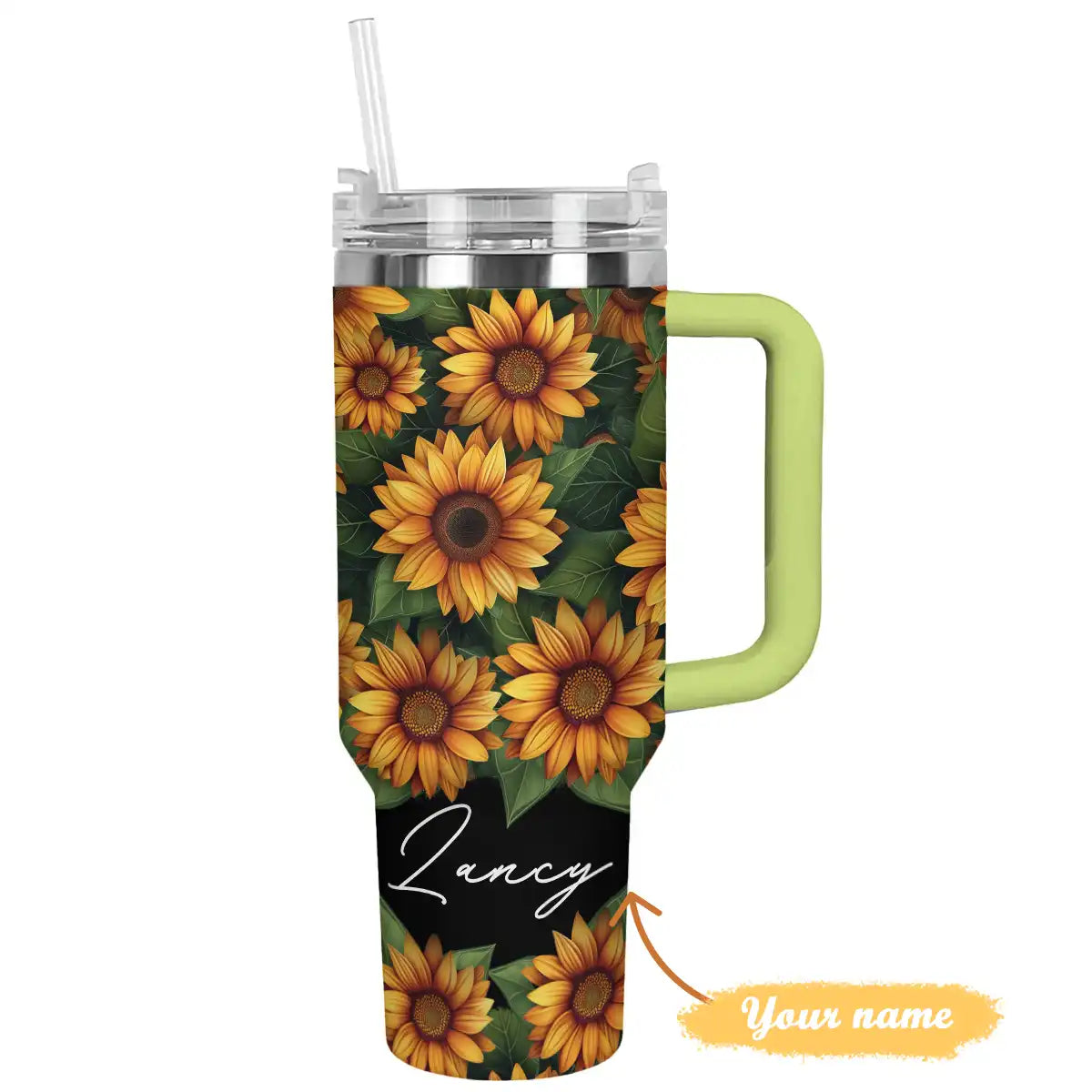 Shineful Tumbler Sunflower Custom