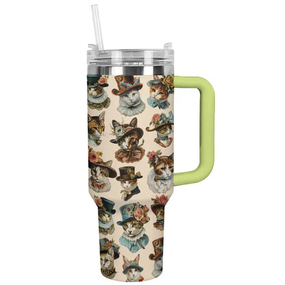 Shineful Tumbler Vintage Cats