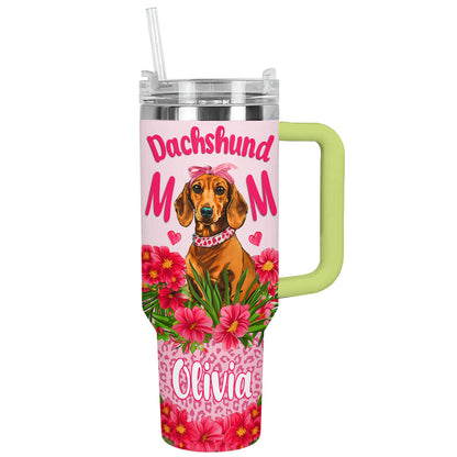 Shineful Tumbler Personalized Dachshund Mom