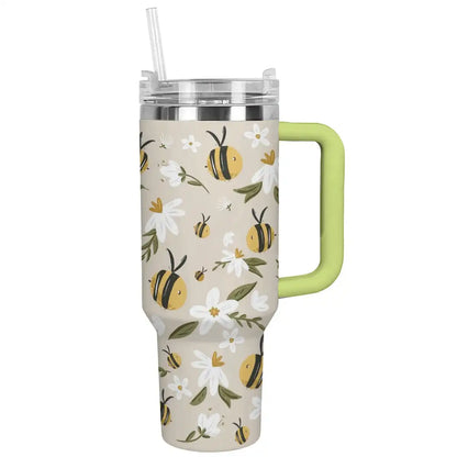 Verre Shineful à motif d'abeilles florales