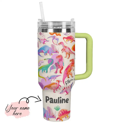 Shineful Tumbler Colorful Dinosaurs