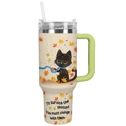 Shineful Tumbler Autumn Cat