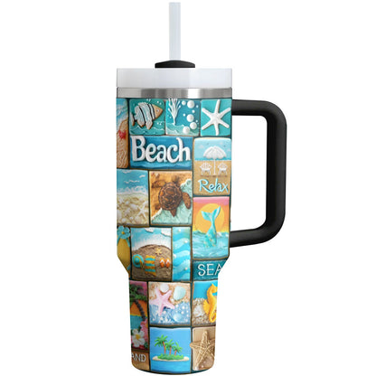 Beach Shineful Tumbler Das Leben ist besser am Strand