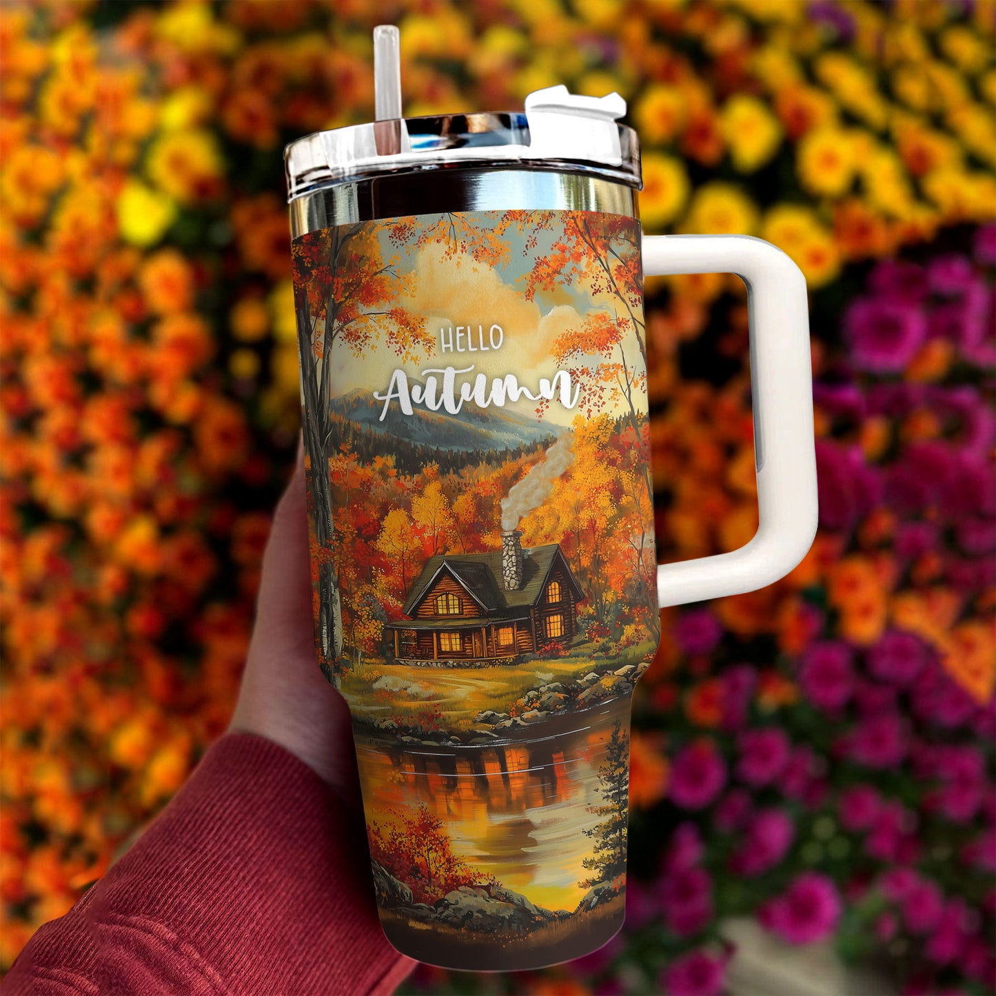 Shineful Tumbler Hello Autumn