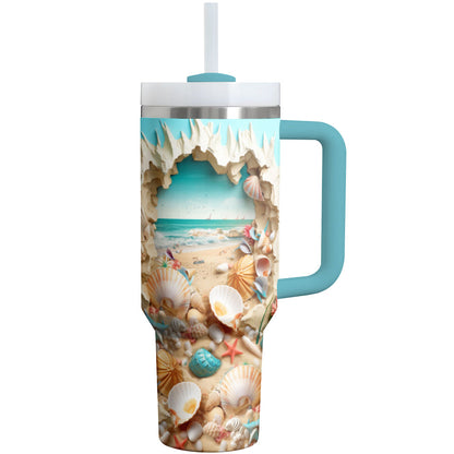 Beach Tumbler Shineful Ocean Vista