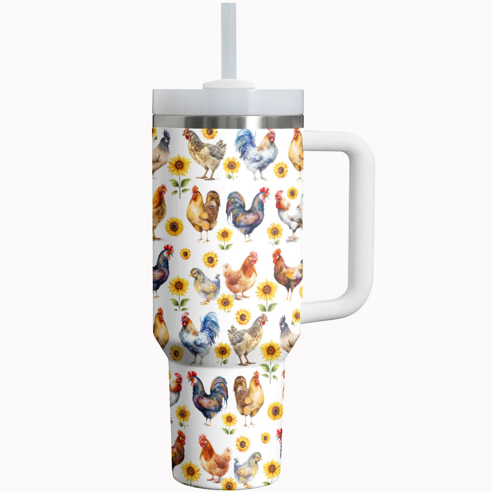 Chicken Tumbler Shineful Aufstehen und Strahlen