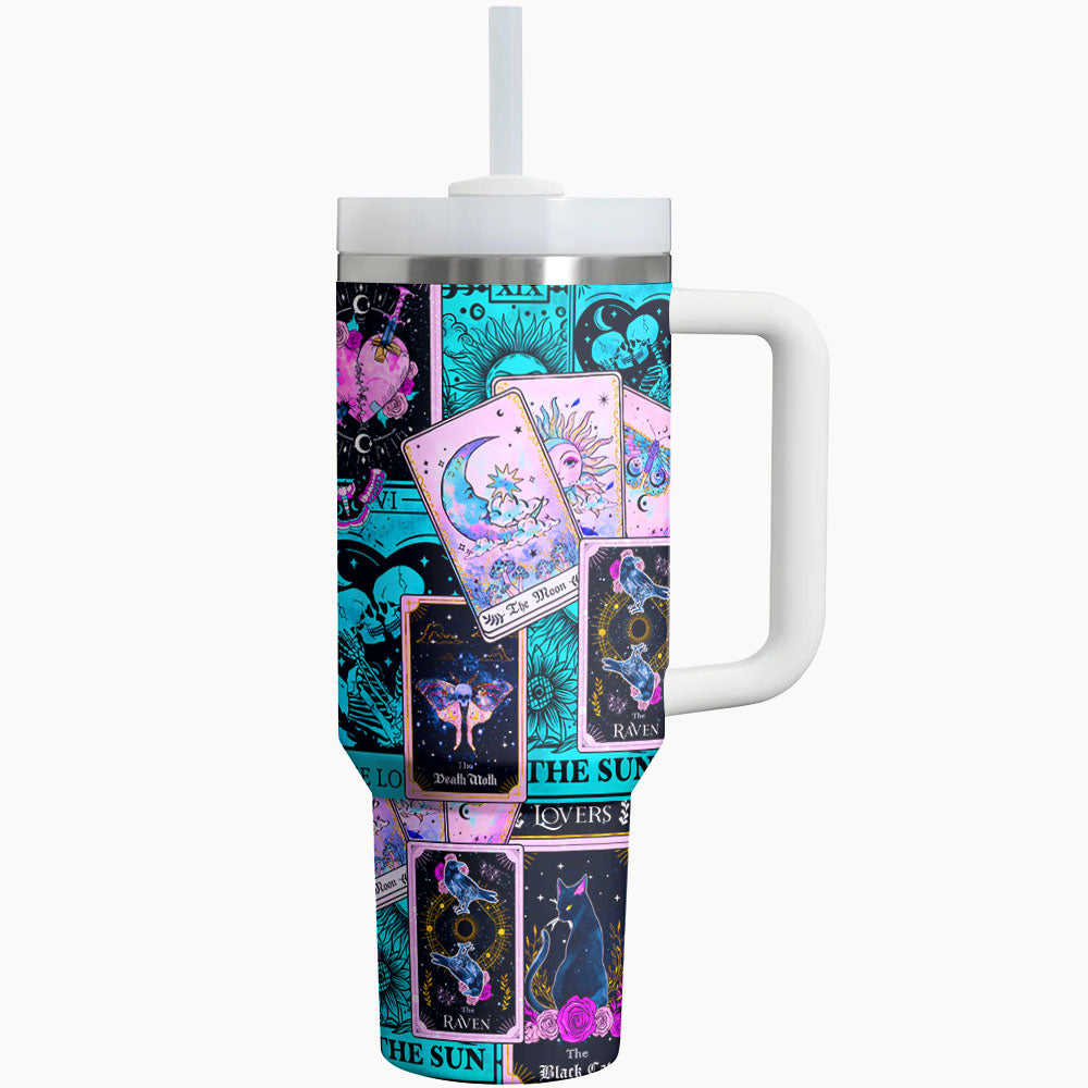 Tarot Shineful Tumbler Sip Your Fate