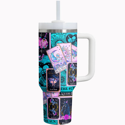 Tarot Shineful Tumbler Sip Your Fate