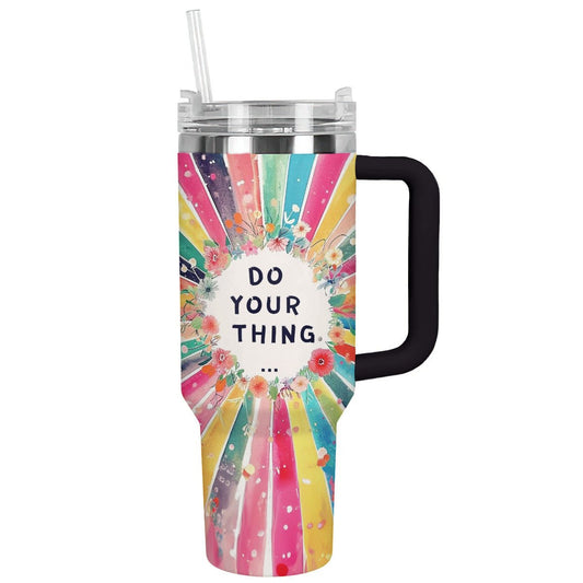 40 Oz Shineful™ Tumbler Do Your Things Mn8 40Oz