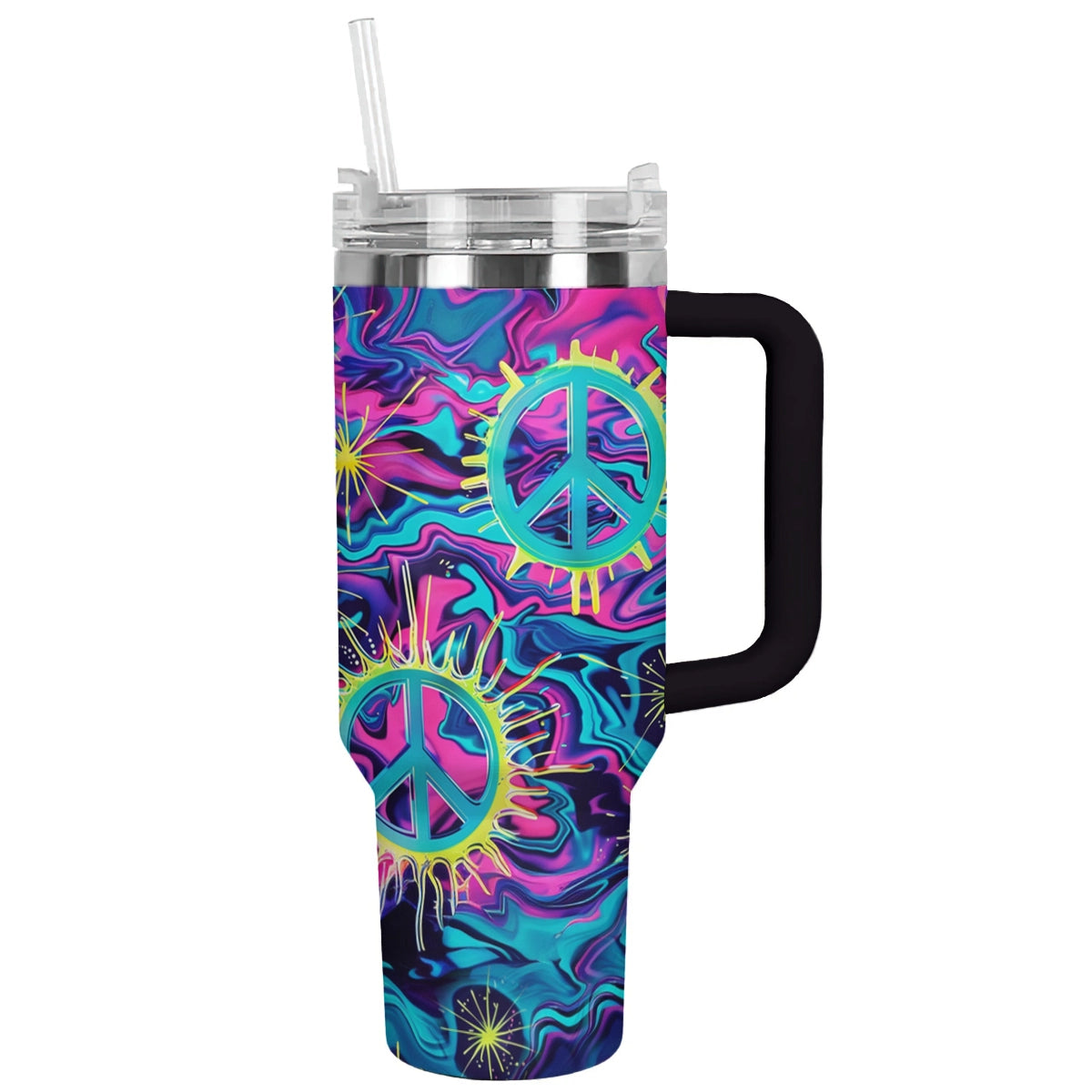 Glänzender Becher Mystic Hippie