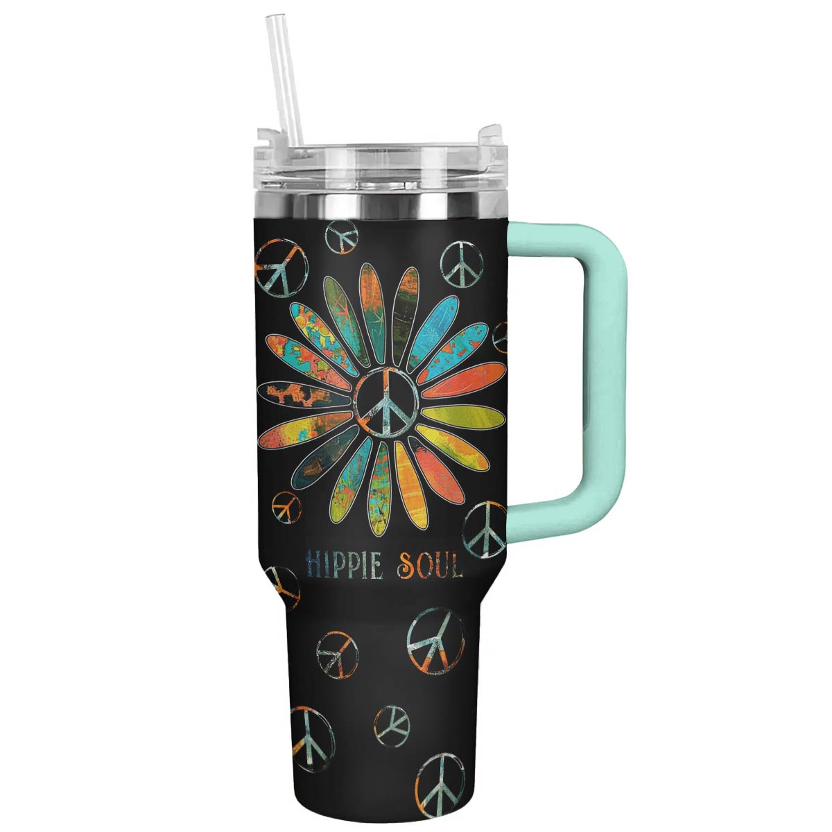 Hippie Personalized 40 Oz Shineful™ Tumbler Spirit Tl10 40Oz