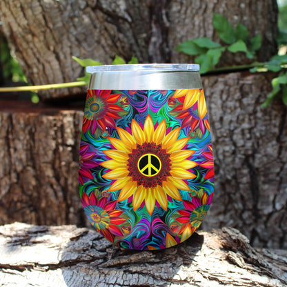 Shineful Wine Tumbler Hippie Shining