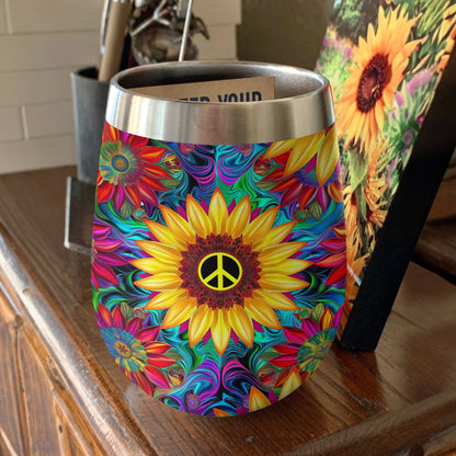 Shineful Wine Tumbler Hippie Shining