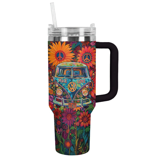 Shineful Tumbler Floral Hippie Van