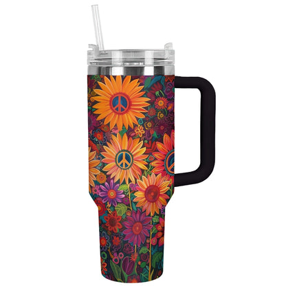 Shineful Tumbler Hippie Flower Garden