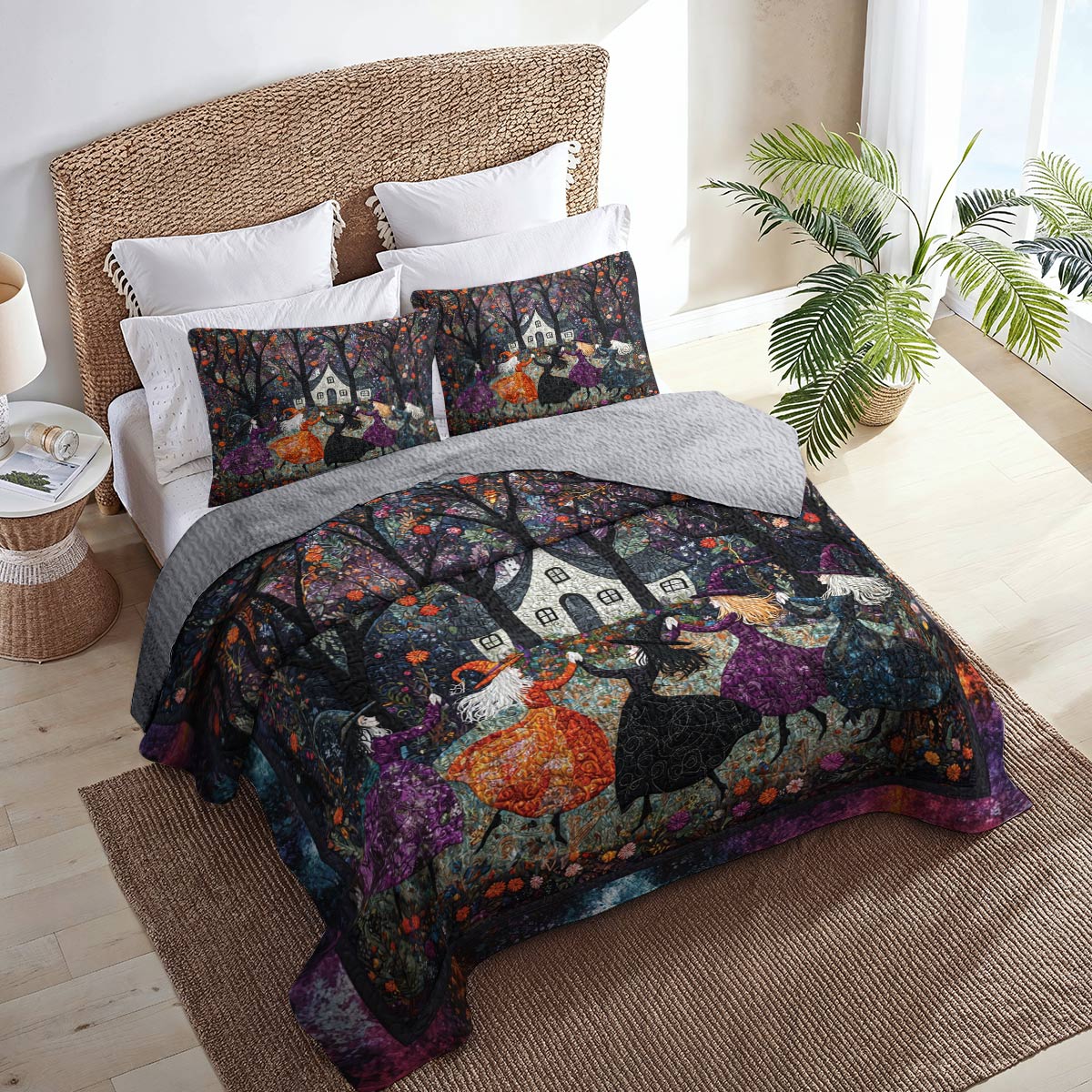 Shineful All Season Quilt 3-Piece Set Beautiful Witchy Woman (Clearance)