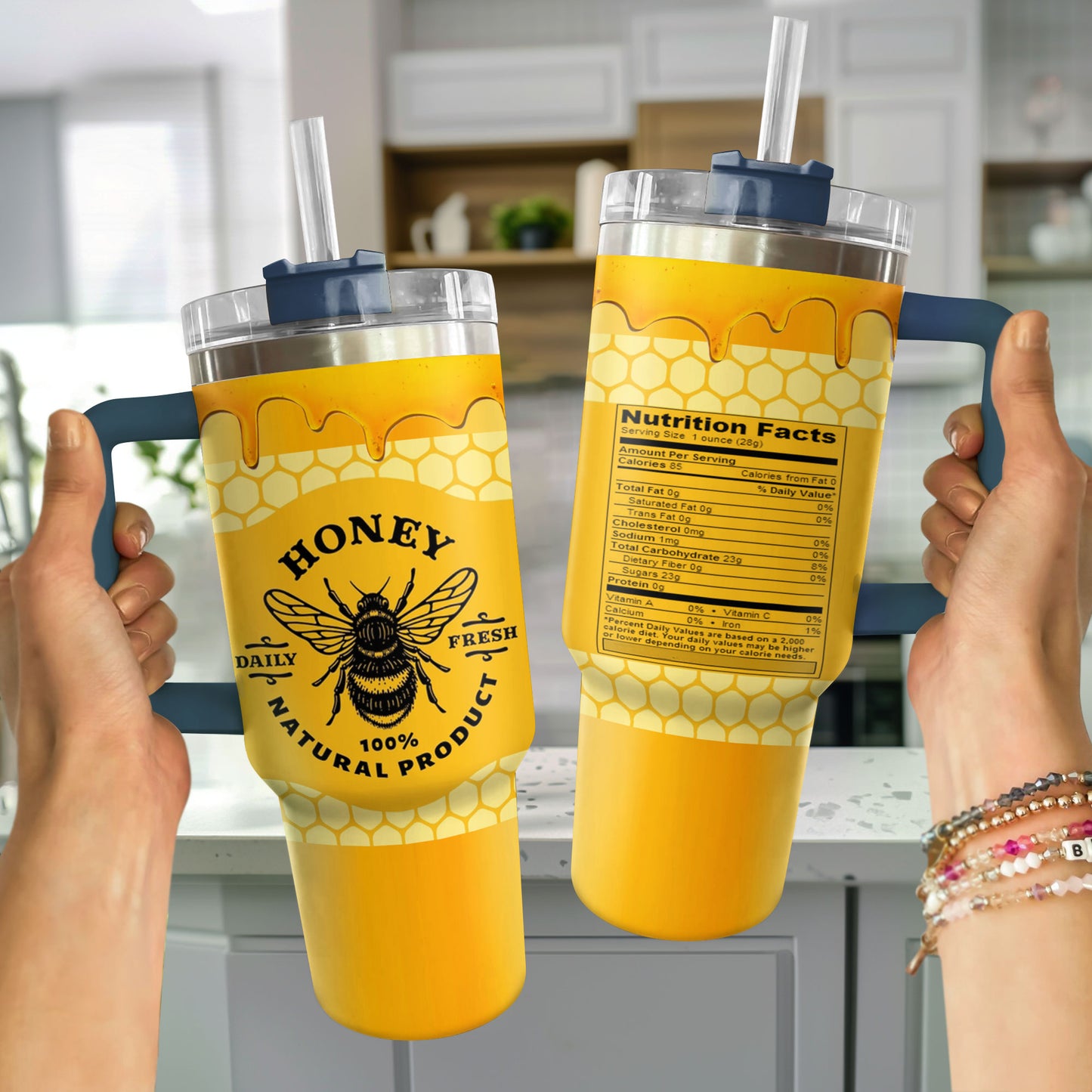 Shineful Tumbler Bee Natural Honey