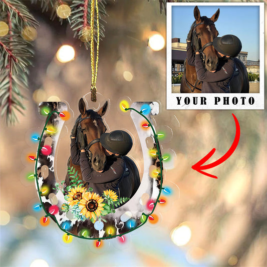 Horse Lovers Shineful® Decoration Ornament Personalized Upload Tl10