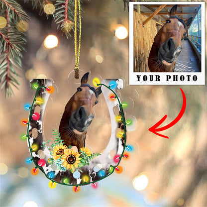 Horse Lovers Shineful® Decoration Ornament Personalized Upload Tl10