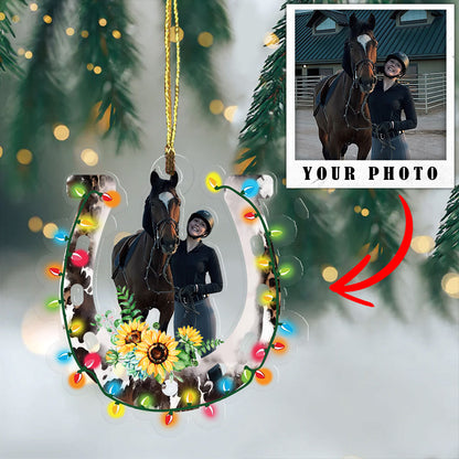 Horse Lovers Shineful® Decoration Ornament Personalized Upload Tl10