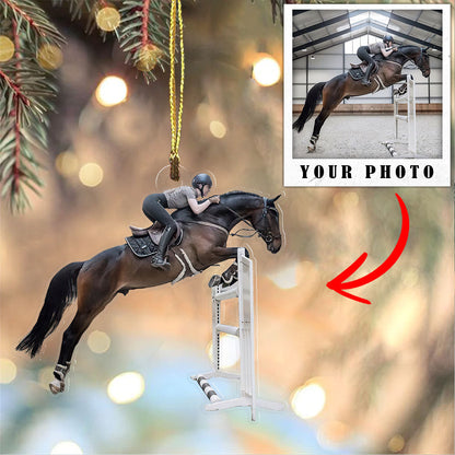 Horse Lovers Shineful® Decoration Ornament Personalized Upload Tl10