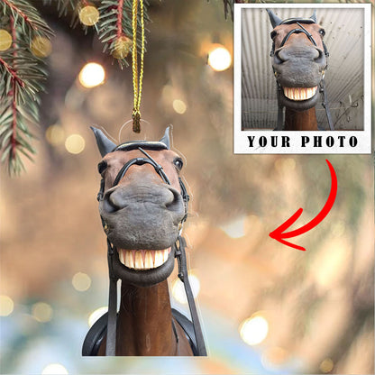 Horse Lovers Shineful® Decoration Ornament Personalized Upload Tl10