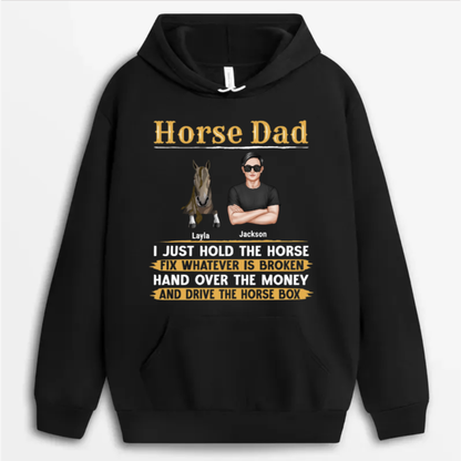 Shineful Father Gift - Horse Dad Personalized Unisex T-Shirt