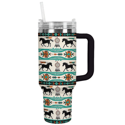 Horse 40 Oz Shineful™ Tumbler Traditional Ver2 Mn8 40Oz