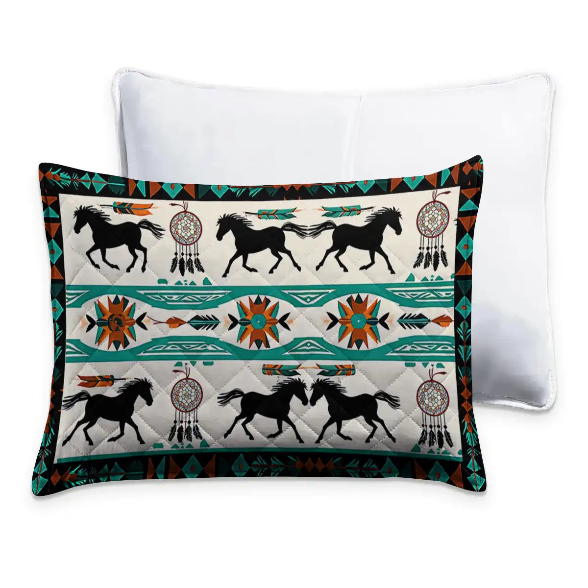 Shineful Quilt 3-Piece Set Horse Traditional