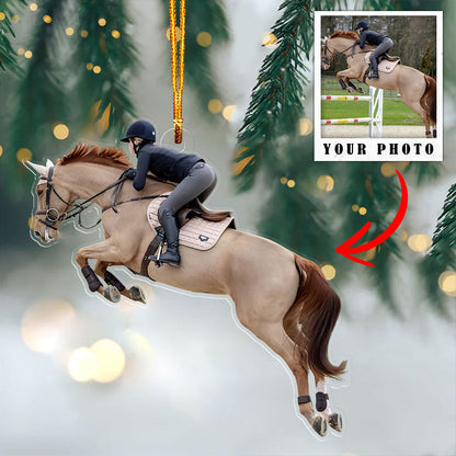 Horse Lovers Shineful® Decoration Ornament Personalized Upload Tl10