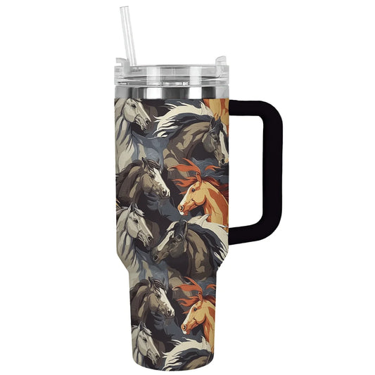 Horse 40 Oz Shineful™ Tumbler Amazing Mn8 40Oz